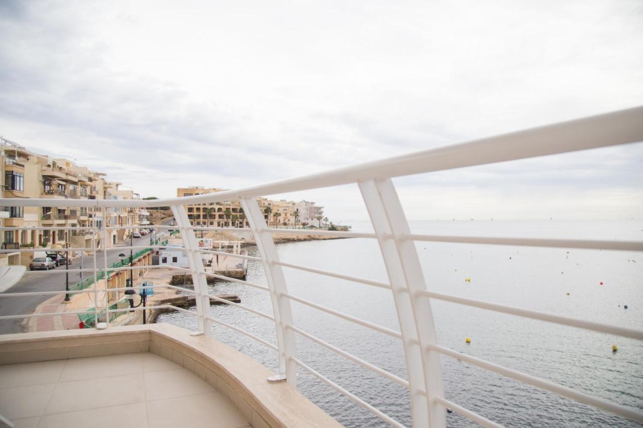Riviera Holiday Apartments - Seafront - Wifi Marsaskala Exteriör bild