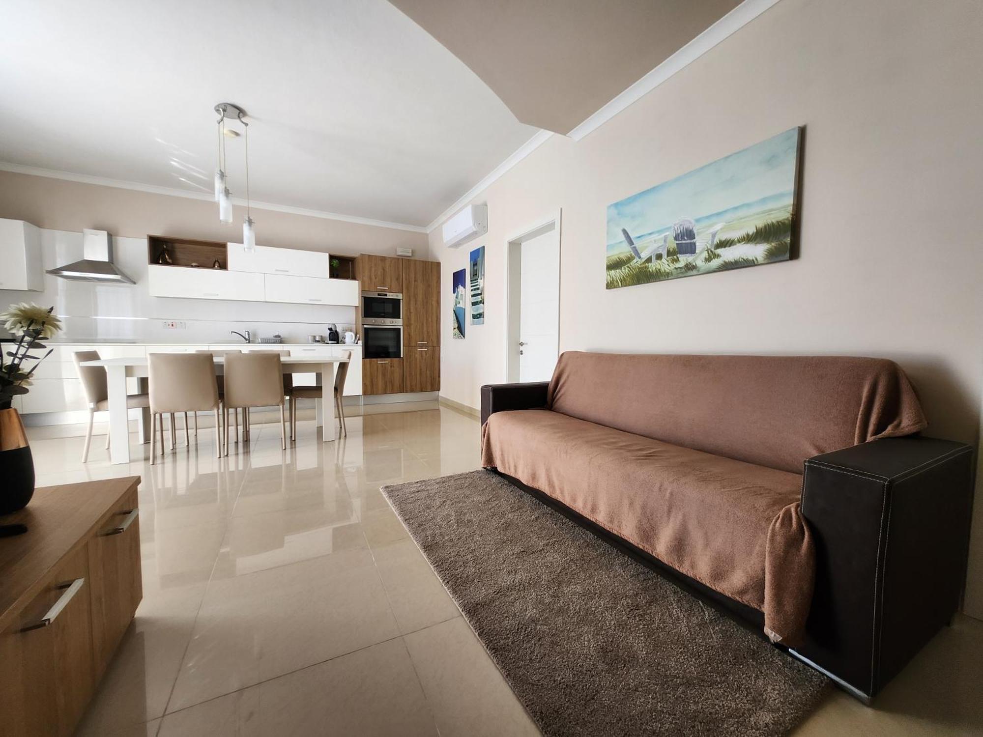 Riviera Holiday Apartments - Seafront - Wifi Marsaskala Exteriör bild